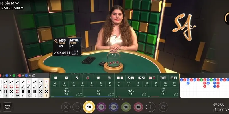 Trải nghiệm chơi Tài xỉu Live cực đã cùng dealer người thật