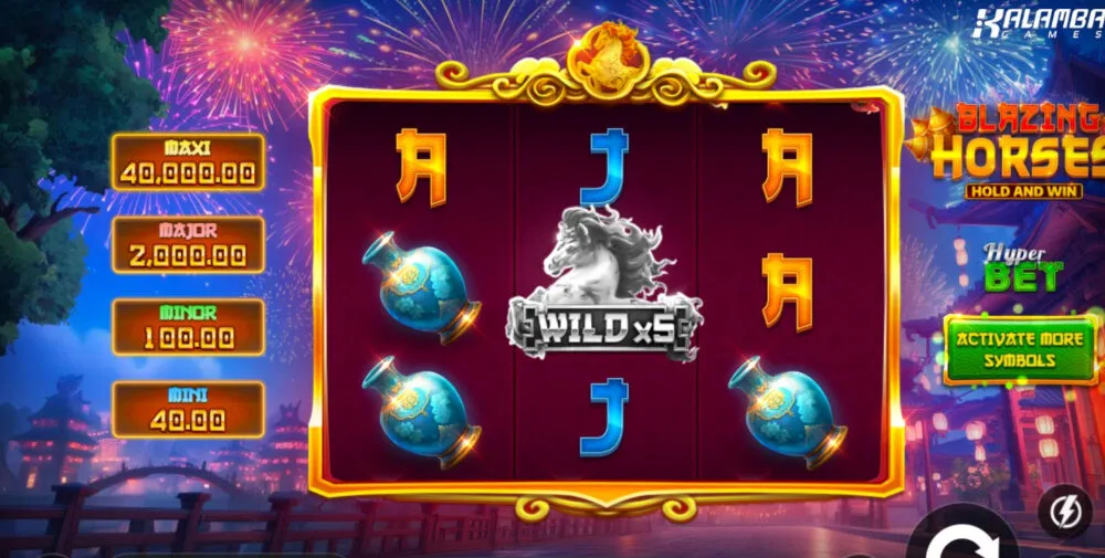 Hình ảnh giao diện rực rỡ của trò chơi nổ hũ Mã Đáo Thành Công tại sảnh game Vivu88