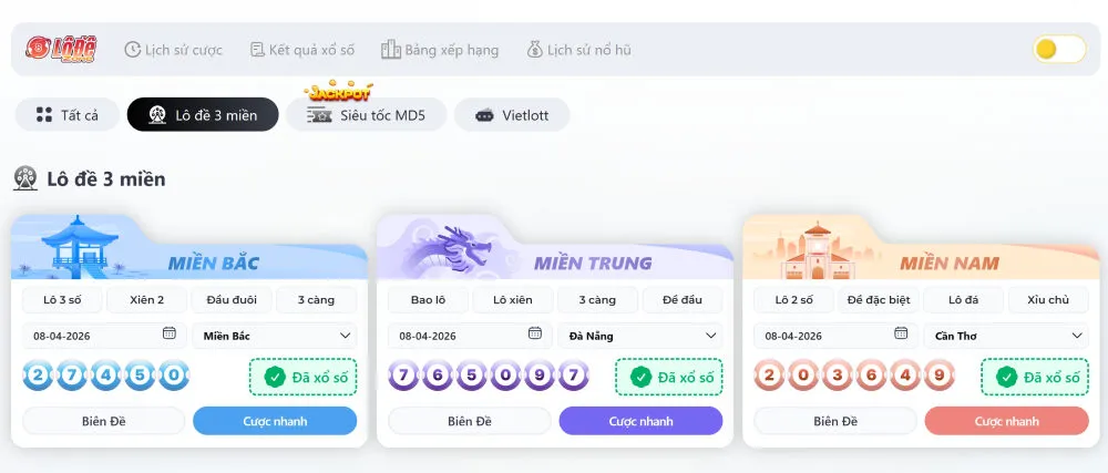 Giao diện sảnh chơi trực quan giúp người dùng dễ dàng thao tác đặt cược tại Vivu88.