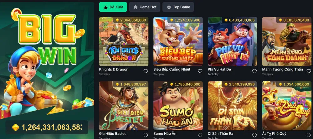 Kho trò chơi đa dạng từ cá cược bóng đá đến casino trực tuyến tại hệ thống